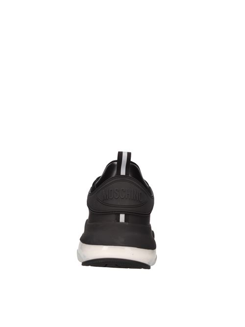 Sneakers in tessuto e gomma MOSCHINO COUTURE | MB10903G1GG29000NERO-BIANCO